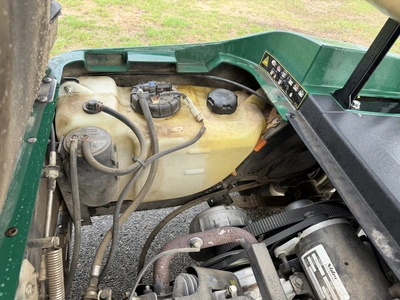 (1) 2019 E-Z-Go EFI golf cart with a Kawasaki gas engine, model 657061G01, includes canopy, fold-dow...