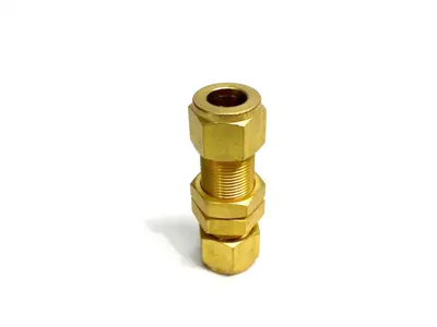 B-810-61 | Swagelok  Brass Bulkhead Compression Tube Fitting 1/2" OD Tube - New Other