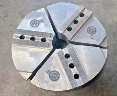 14" Lathe Chuck Aluminum Soft Jaws Abbott KTT15P6 CNC