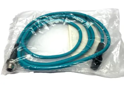 New | in-Stock Turck Double End Ethernet Cordset RJ45 Male M12 Female U-17238 Cable & Wire Michigan US | Maverick Industrial Sales #1391270