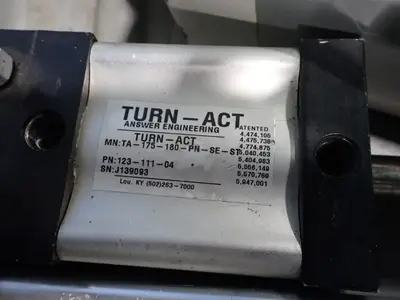 Hydroline, Parker, Turn-act, Numatics  Vane Actuator, Hydraulic Cylinder