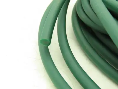 Volta 53336 Green Ruffthane Round Belting 8mm Diameter 75' Length