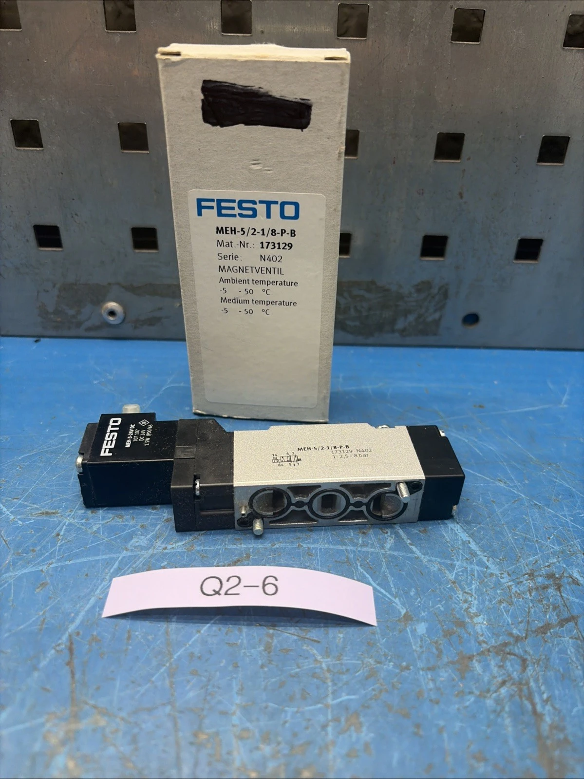 New | in-Stock Festo MEH-5/2-1/8-P-B PLC Processors Indiana US | J&J Industrial Supply #1407108