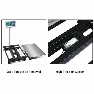 660lbs Weight Computing Digital Floor Platform Scale Postal Shipping Mailing