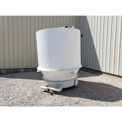 Used 175 cu/ft KISE Air Pad Bin Bottom Receiving Hopper