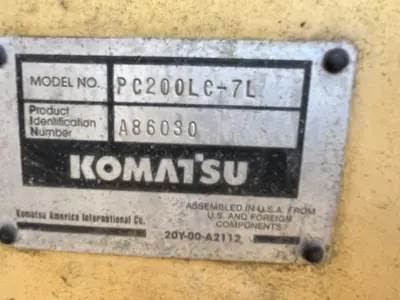 Used 2005 KOMATSU PC 200 LC-7L Excavators North Carolina US | Proxy Equipment #1380726