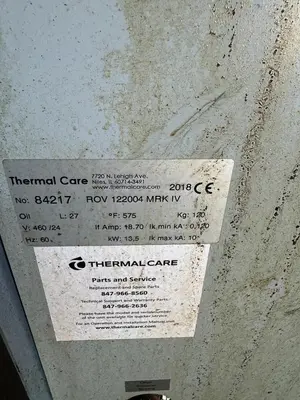 USED THERMAL CARE ROV122004