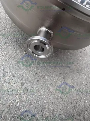 NEW INOXPA INOXPA PROLAC HCPN 40-150 HYGIENIC CENTRIFUGAL PUMP 5 HP MOTOR W/ POWDER HOPPER