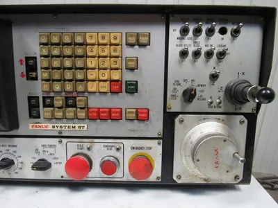 Fanuc System 6T Operator Interface Control Panel W/Arm From a Wasino LG71