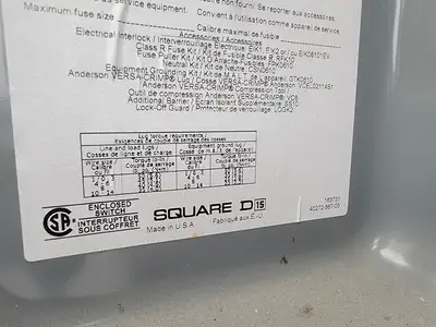 75 kVA Temporary Power Distribution Cart 600V Pri. 208Y/120V Sec.