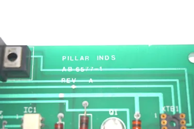 USED PILLAR INDUSTRIES AB 6577-1 PC BOARD AB65771