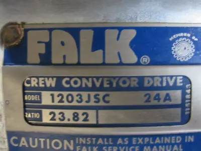 NEW FALK 1203JSC SCREW CONVEYOR DRIVE 23.82:1