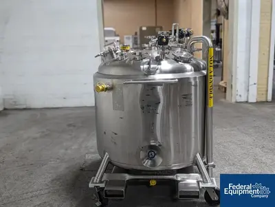 USED DCI Used 600 liter DCI Jacketed Receiver Vessel, Hastelloy C22, 45/150#
