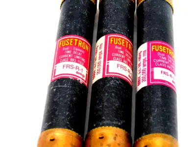 NEW LOT OF 3 FUSETRON FRS-R-1 FUSES FRSR1