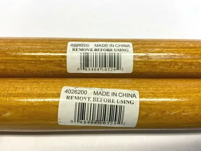 4026200 | Carlisle  Flo-Pac Tapered Wood Handle 60" Long x 1-1/8" Diameter LOT OF 2 - Open box
