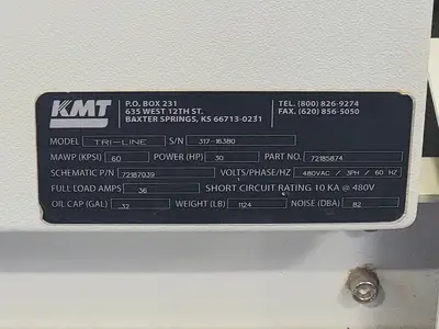 Used KMT TRI-LINE Waterjet Pumps British Columbia CA | Lenmark #278917