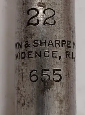 USED BROWN & SHARPE MEASURING ROD