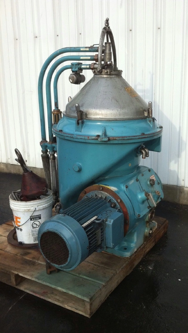 Alfa-Laval WHPX 407 TGD-24-60 oil purifier, 316SS.