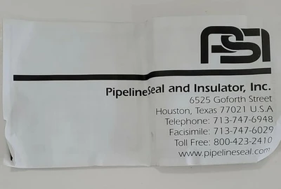 NEW Pipeline Seal & Insulator, Inc. 607965