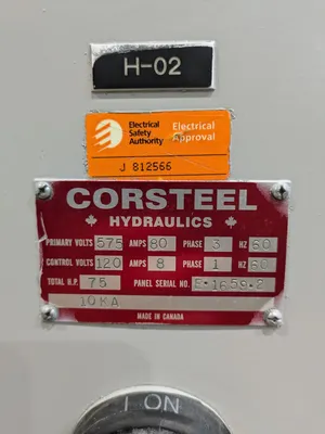 USED 2002 CORSTEEL CORSTEEL 4P.52X80 PRESS
