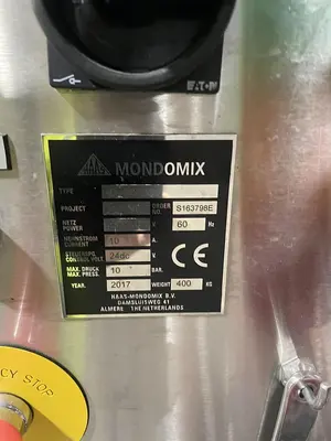 Used MONDOMIX _UNKNOWN_ Continuous Mixers New Jersey US | UNION STANDARD EQUIPMENT CO. #1009051