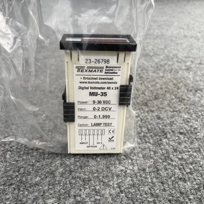 New | in-Stock Texmate MU-35 Voltmeters California US | Davliegogo LLC #1707870
