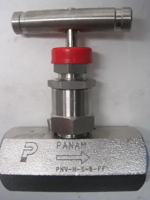 New Panam Engineers PNV-H-S-8-FF Needle Valve 1/2" PNVHS8FF