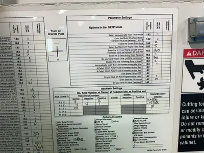 Used 2000 FADAL 9061S Vertical Machining Centers Ohio US | HGR 24 #1495311