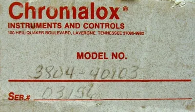 NEW CHROMALOX 3804-40103 TEMPERATURE CONTROL 380440103