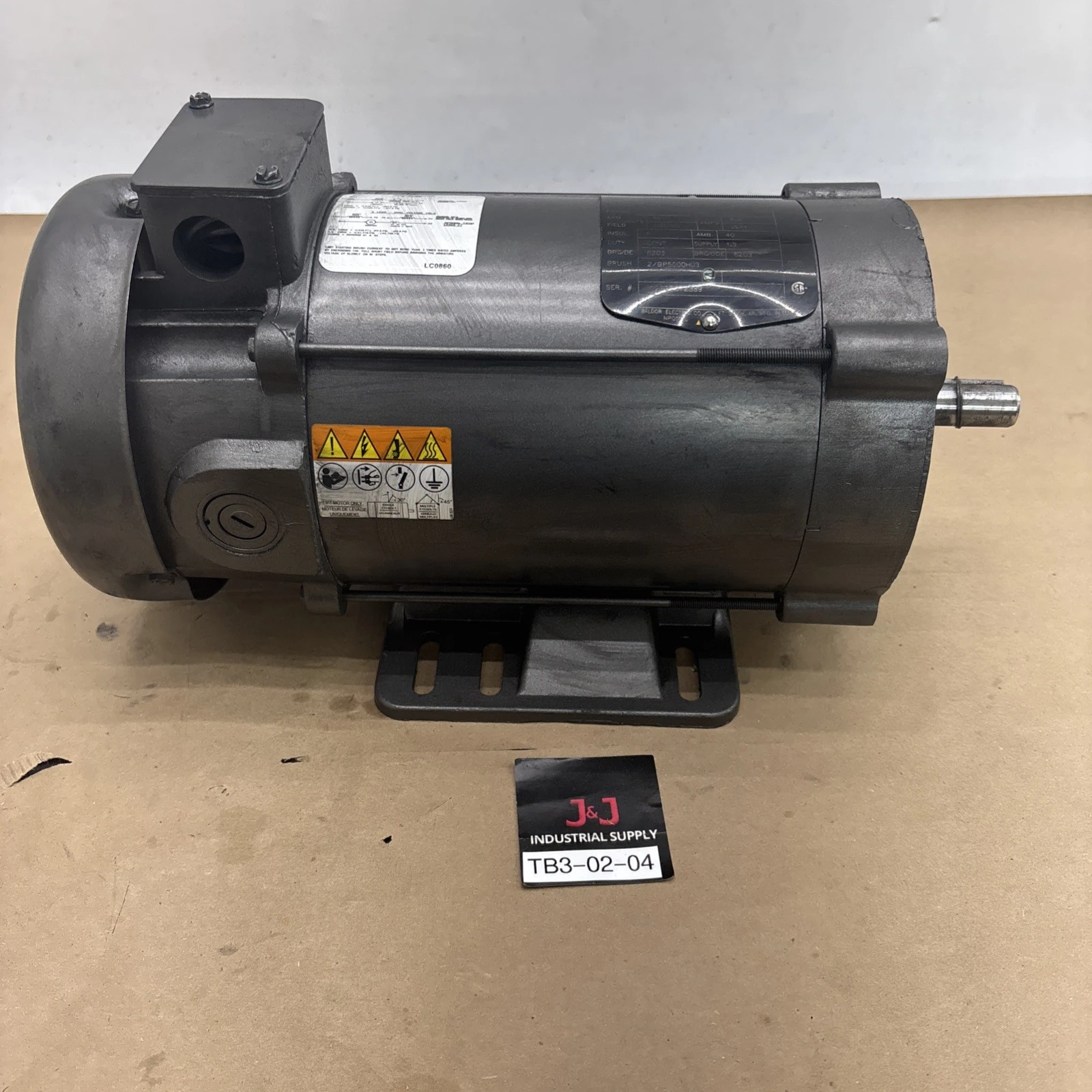 New | in-Stock Baldor 34-6172-1909 Motors (misc) Indiana US | J&J Industrial Supply #1486219