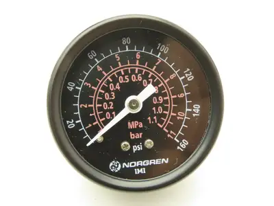 Norgren 11-002-019 Pneumatic Air Regulator 1/4" NPT 400PSIG Max 0-125PSIG Range