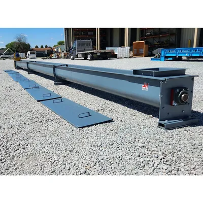 New 12" Dia x 36 ft Long Miteck Carbon Steel Industrial Screw Auger Conveyor