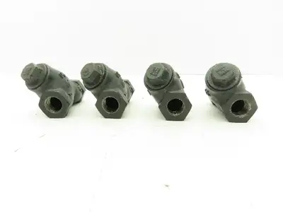 Cast Iron Y Strainer 3/4" NPT 20 Mesh Stainless Filter WYE  Lot Of 4