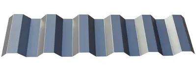 36" HI-RIB (7.2 TYPE) PANEL RAFTED ROLLFORMER LINE;  INCLUDES UNCOILER, ROLLFORMER & FLYING CUTOFF SHEAR: YOBRO #24156