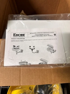 ENCON EYE WASH STATION WALL MOUNTED - NEW
