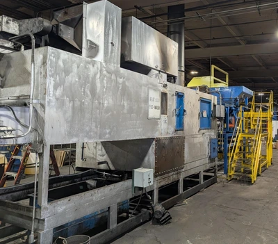 Item# C419 2,000 Pound/Hour AFC-Holcroft Mesh Belt Furnace Line