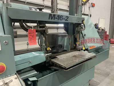 Used W.F. WELLS M-16-2 Horizontal Band Saws Michigan US | Vander Ziel Machinery Sales #480506
