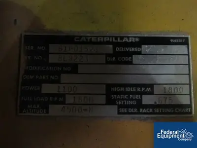 USED Caterpillar 750 kW Caterpillar Genset, Diesel