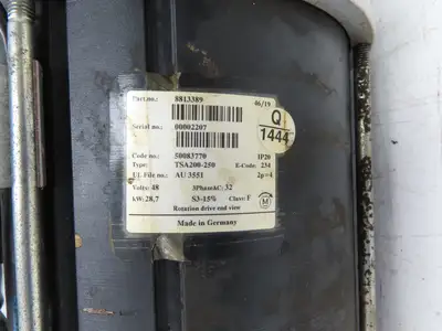 Hyster 8813389 Forklift Hydraulic Motor 48V & Pump 8811653 Removed From E80XN
