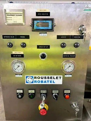 Rousselet Robatel RC 30 VxR XP basket centrifuge, Hastelloy C-22.
