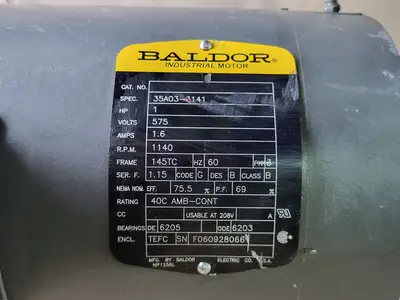 USED BALDOR 35A03-3141
