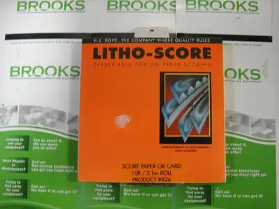 USED LITHO- SCORE 826