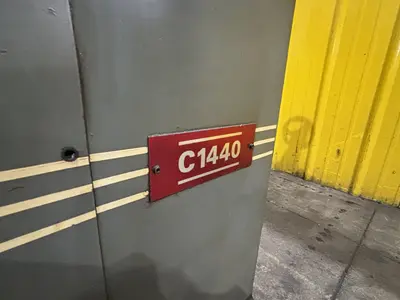 14" X 40" CLAUSING METOSA MODEL #C1440 TOOLROOM ENGINE LATHE, 1-5/8": YOBRO #23849