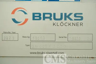 USED 2023 BRUKS DG 600 DRUM CHIPPER - NEVER USED!