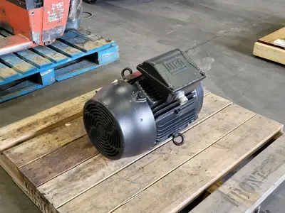 15 hp, 230/460 Volts, 3520 RPM, 254TC, Electric Motor