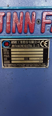 JINN FA Twin Spindle CNC Turning Centre, 2× (2022 and 2023) in top condition, low hours, POA
