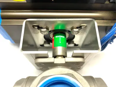 New | in-Stock MARWIN UT SERIES PNEUMATIC BALL VALVE ACTUATOR ASSEMBLY 1-1/2" 3-WAY Linear Actuators | Maverick Industrial Sales #1113083