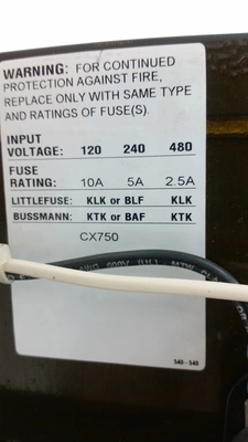 OneAC CX750-P 750VA 120/240/480 - 120/240 1 PH Transformer