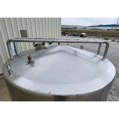 Used 6,500L (1,717 gal) Stainless Insulated Jacketed Liquid Storage Vessel Tank