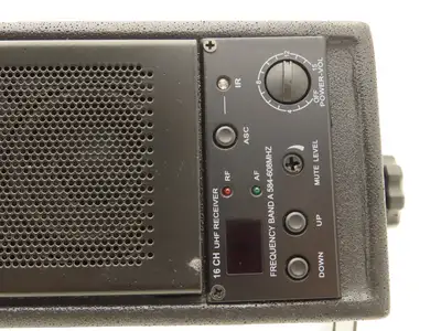 Amplivox SW1234L Amplified Line Array Wireless Microphone & Speaker Rack Mount